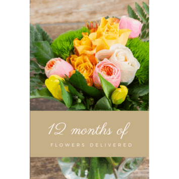 12 Month Flower Subscription