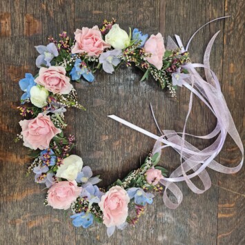 Multicolored Floral Crown