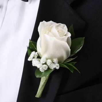 Petite Rose Boutonniere